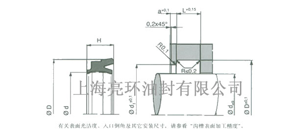 EL型密封剖面圖